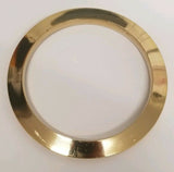 Pure brass 22ct gold look smooth chakri sikh singh kaur khalsa kara bangle k6