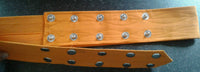 Sikh nihang singh kaur khalsa adjustable belt kamarkasa orange kesari waist belt