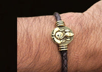 Lord ganesha bracelet kara hindu kada good luck evil eye protection bangle i14