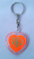 Colourful eik onkar khanda sikh key rings - red blue orange yellow  key chains