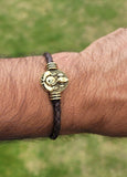 Lord ganesha bracelet kara hindu kada good luck evil eye protection bangle i14