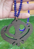 Punjabi sikh wooden khanda stunning pendant evil protection car hanger gift aa11