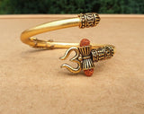 Om namo shivay bracelet kara hindu kada trishul Kaze Fujii Grace bead bangle Y5