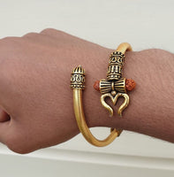 Om namo shivay bracelet kara hindu kada trishul Kaze Fujii Grace bead bangle Y5