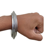 Sarbloh Chakri Kara One Edge Kada Iron Sikh Singh Kaur Khalsa Taksali Bangle Y8