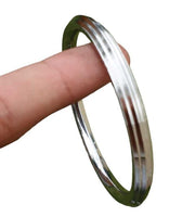 Stainless Steel Kara Sikh Bangle Singh Kaur Kada Lines Punjabi Bracelet Y10 New