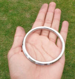 Stainless Steel Kara Sikh Bangle Singh Kaur Kada Lines Punjabi Bracelet Y10 New