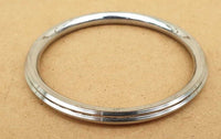 Stainless Steel Kara Sikh Bangle Singh Kaur Kada Lines Punjabi Bracelet Y10 New