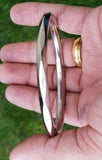 Stunning stainless steel diamond cut smooth sikh singh kaur kara punjabi kada l9