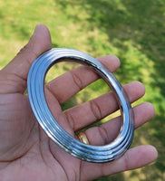 Sikh kara chakri stainless steel singh kaur lines design punjabi kada bangle e17