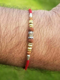 Hindu red thread evil eye protection stunning bracelet luck talisman amulet fg1