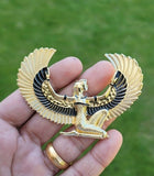 Egypt fairy angel brooch vintage look gold plated suit royal broach pin k23 new