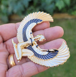 Egypt fairy angel brooch vintage look gold plated suit royal broach pin k23 new