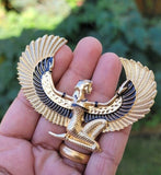 Egypt fairy angel brooch vintage look gold plated suit royal broach pin k23 new