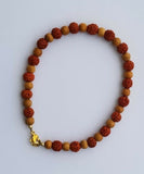 Rudrakhsa tulsi rudra beads evil eye protection talisman hindu luck bracelet cca