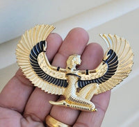 Egypt fairy angel brooch vintage look gold plated suit royal broach pin k23 new