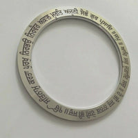 Sikh kara stainless steel mool mantar bani smooth singh kaur chakri kada gift g5