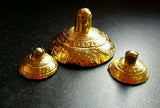 Punjabi folk cultural gidha girls small saggi full gold look traditional design