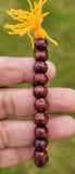 Wooden yogic beads meditation praying beads talisman sikh simarna bracelet ff10