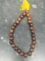 Wooden yogic beads meditation praying beads talisman sikh simarna bracelet ff10