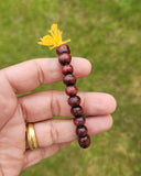 Wooden yogic beads meditation praying beads talisman sikh simarna bracelet ff10