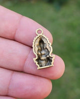 Ganesh Pendant Hindu Power Silver Gold Plated Evil Eye Protection Shield K51 New