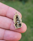 Ganesh Pendant Hindu Power Silver Gold Plated Evil Eye Protection Shield K51 New