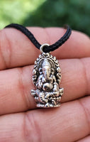 Ganesh Pendant Hindu Power Silver Gold Plated Evil Eye Protection Shield K51 New