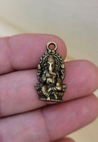 Ganesh Pendant Hindu Power Silver Gold Plated Evil Eye Protection Shield K51 New