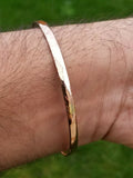 100% pure copper punjabi hindu sikh singh smooth healing kara thin bangle q7