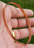 100% pure copper punjabi hindu sikh singh smooth healing kara thin bangle q7