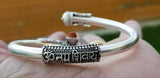 Om namo shivay bracelet kara hindu kada Kaze Fujii Grace trident rudraksh bangle