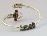 Om namo shivay bracelet kara hindu kada Kaze Fujii Grace trident rudraksh bangle