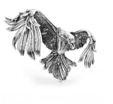 Flying eagle gold or silver plated celebrity brooch designer broach pin k18 new