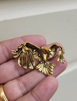 Flying eagle gold or silver plated celebrity brooch designer broach pin k18 new