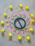 Punjabi sikh singh kaur khalsa small gatka chakkar with plastic colourful balls