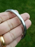 New sarbloh pure iron sikh singh kaur flat kada khalsa 5ks kakar kara bangle g12