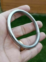 New sarbloh pure iron sikh singh kaur flat kada khalsa 5ks kakar kara bangle g12