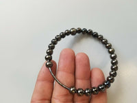 Meditation praying steel black beads hindu budh sikh singh kaur simarana kara j3