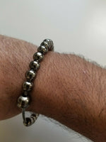 Meditation praying steel black beads hindu budh sikh singh kaur simarana kara j3