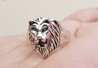 New Jawan Movie Lion Ring Steel Mundi Sharukh Khan Evil Eye Protection mundri BB