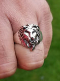 New Jawan Movie Lion Ring Steel Mundi Sharukh Khan Evil Eye Protection mundri BB