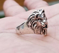 New Jawan Movie Lion Ring Steel Mundi Sharukh Khan Evil Eye Protection mundri BB