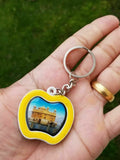 Sikh punjabi golden temple guru nanak singh kaur khalsa key chain key ring nn