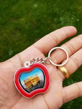 Sikh punjabi golden temple guru nanak singh kaur khalsa key chain key ring nn