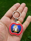 Sikh punjabi golden temple guru nanak singh kaur khalsa key chain key ring nn