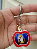 Sikh punjabi golden temple guru nanak singh kaur khalsa key chain key ring nn