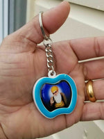 Sikh punjabi golden temple guru nanak singh kaur khalsa key chain key ring nn