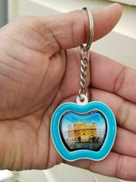 Sikh punjabi golden temple guru nanak singh kaur khalsa key chain key ring nn