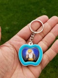 Sikh punjabi golden temple guru nanak singh kaur khalsa key chain key ring nn